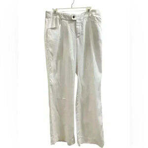 SOFT SURROUNDINGS white wide leg pants size 10